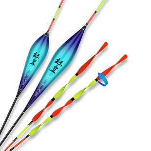 标皇醒目螺旋尾浮漂套装高灵敏野钓抗走水标加粗行程鲢鳙大物鱼漂