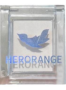 HERORANGE纯白单色眼影提亮