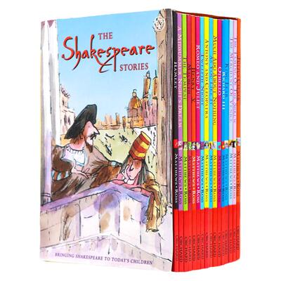 The Shakespeare Childrens Stories青少年版莎士比亚全集插图版16册礼盒装 英文原版 儿童经典阅读文学小说 中小学生课外故事读物