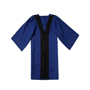 硕士服硕士研究生毕业礼服导师服博士服垂布披肩绶带定校徽加LOGO