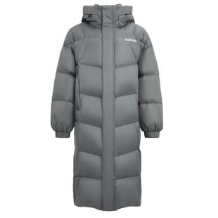 雪中飞2025秋冬女士长款羽绒服连帽过膝韩版保暖宽松廓形抗寒F