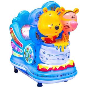 厂家直销2016新款投币摇摇车儿童电动玩具奇妙鹿商用摇摆机