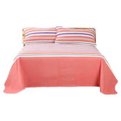 精品全棉加厚老粗布床单三件套