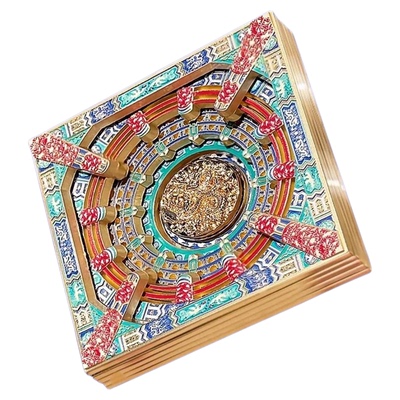 官方正品天坛祈年殿藻井冰箱贴五层冰箱贴磁贴礼盒装北京天坛正品