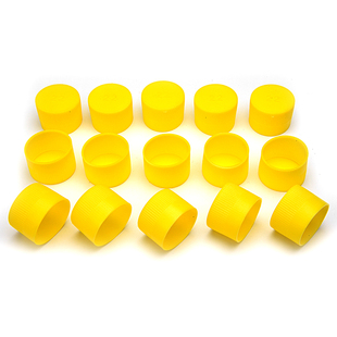 塑料盖白色钢筋圆盖防尘盖保护盖塑胶螺纹牙套螺丝封帽钢管防尘套