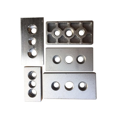 铝型材端面连接板脚轮支撑