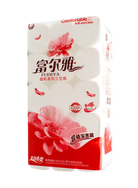 富尔雅木浆家用层大卷妇婴卫生纸