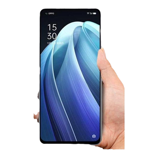 适用OPPOReno7屏幕总成Reno7se手机原带框7pro曲面OLED装内外显示