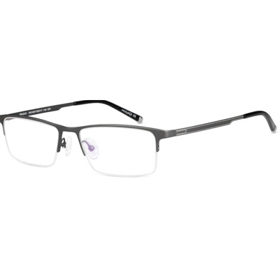 商务简约超轻半框近视眼镜舒适