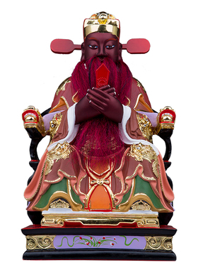 中式敦煌彩树脂太岁神像供奉摆件