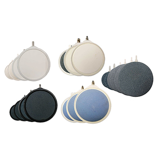 纳米气盘雾化极细气泡盘鱼缸气泡石爆氧气盘石细化器静音条沙饼头