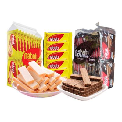 印尼进口纳宝帝丽奶酪味巧克力威化饼干500g休闲零食临期27年2月