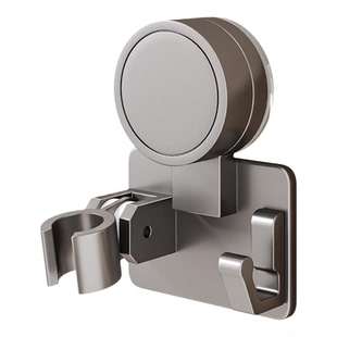 浴室免打孔吸盘手持淋浴花洒支架挂钩卫生间家用喷头固定器底座子