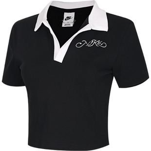 NIKE耐克女子AS W NSW SS POLO 运动休闲短袖T恤IR7565-010