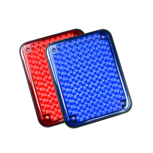 岗亭警示爆闪灯220v红蓝爆闪led灯警示灯救援车频闪灯车用保安室