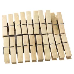 竹夹子晾衣夹子家用强力木夹子晒被夹小夹子衣服夹子防风大棚夹子