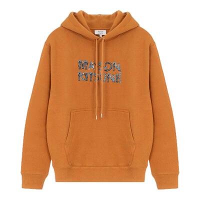 MAISON KITSUNE 男士字母logo纯棉连帽卫衣银泰百货精品 301574