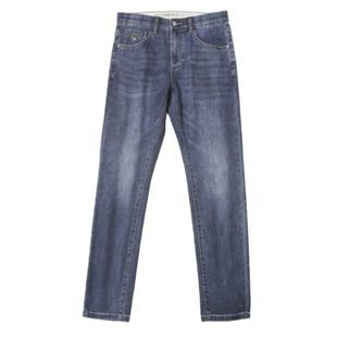 商场撤柜！桑蚕丝+亚麻混纺！品质超乎想象！男士水洗直筒牛仔裤