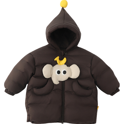 男女宝宝羽绒服儿童羽绒连帽外套