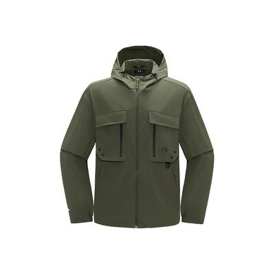 安德玛露营徒步防泼水防风夹克