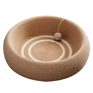 猫抓板耐磨不掉屑窝剑麻猫窝一体式四季通用超大猫咪圆形磨爪用品