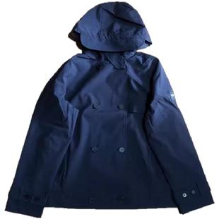 法国艾高AIGLE外套女GTX防水防风户外商务休闲双排扣夹克N5593