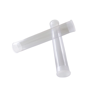 供应透明管产品包装管 塑料管  PVC管子硬管带防尘堵头内径20mm