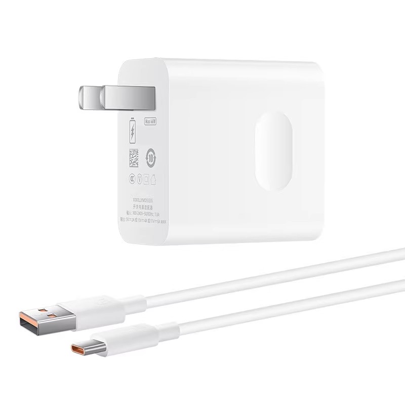 卡耐谱66超级快充头适用mate60pro p50 nova7 mate30 p40荣耀80畅享手机120w充电器6A数据线适用三星华为乐视