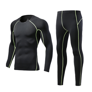 儿童紧身衣训练服套装速干衣加绒运动篮球足球打底裤衫长袖男女童