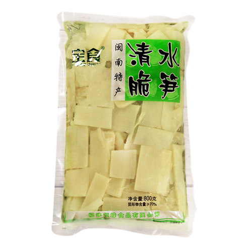 宝食清水笋800x3包笋丝脆笋丝即食袋装火锅水煮笋新鲜竹笋春笋
