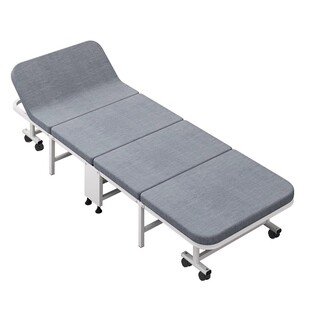 折叠床家用单人床办公室午休神器四折床宿舍行军床出租屋用成人床