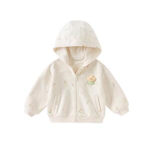 戴维贝拉女童卫衣外套2026新款春装儿童休闲上衣宝宝可爱萌趣童装