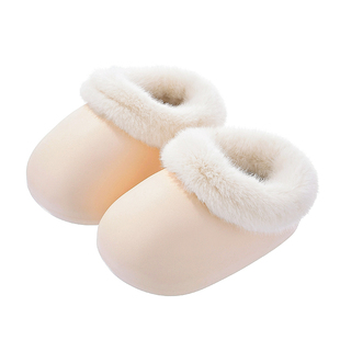 儿童棉拖鞋2025新款男童女童宝宝室内居家防水防滑小孩包跟棉鞋冬