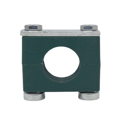 重型塑料管夹管卡导轨式单孔