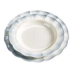 原创法式陶瓷碗盘家用2026新款高颜值餐具吃饭碗汤碗盘子菜盘蓝汐