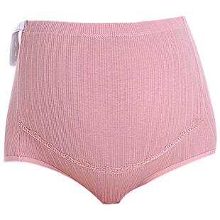 孕妇内裤纯棉抑菌秋冬孕中晚期高腰大码可调节不勒肚女怀孕期专用