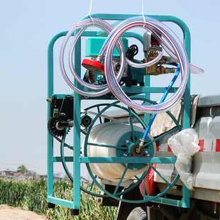 自动感应收放管喷雾器高压打农药机 精德48V60V双电机电动打药机