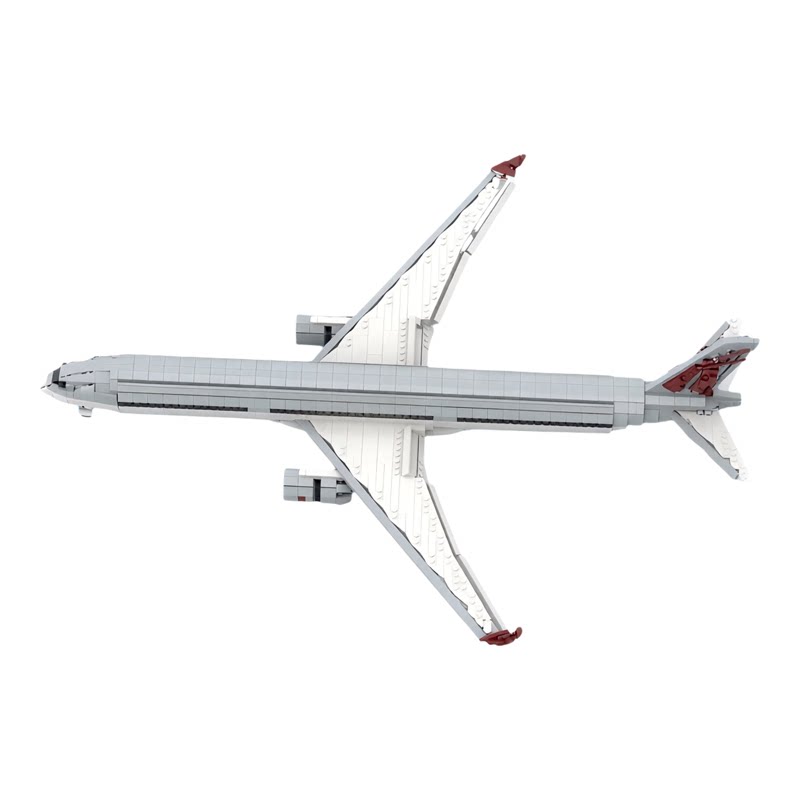 空中客车A350-1000客机积木玩具