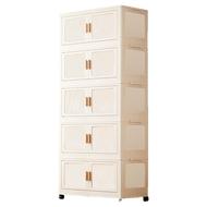 可折叠双门磁吸收纳柜多层大容量