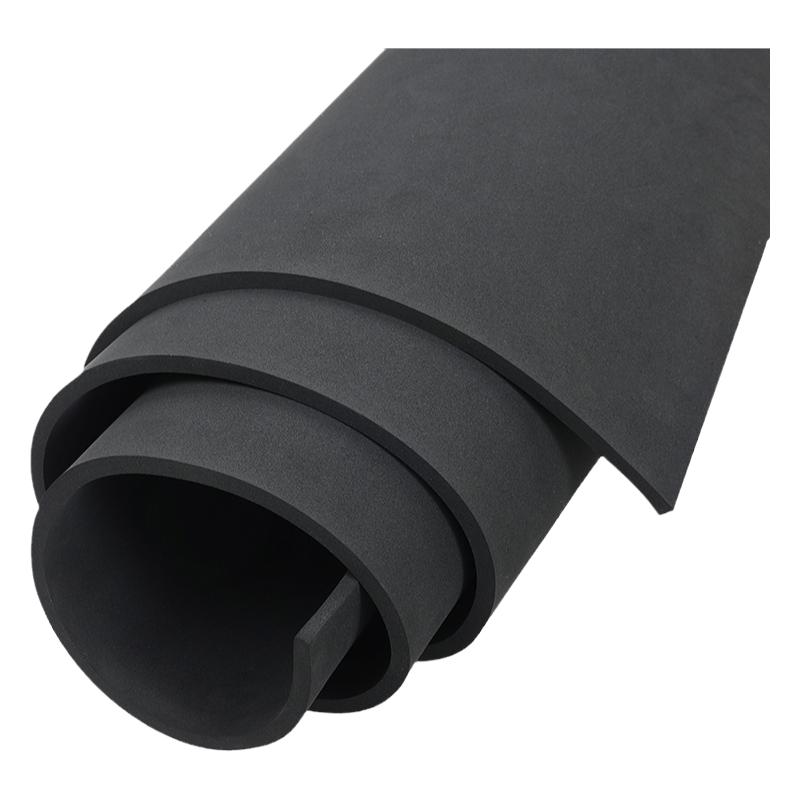 三元乙丙橡胶板海绵发泡板黑色胶垫EPDM高弹垫耐腐蚀耐磨损保温片