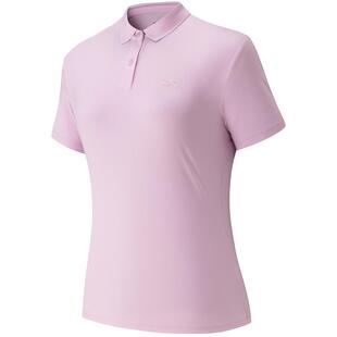 安踏速干POLO丨透气运动短袖女款夏季新款正肩网球服休闲运动上衣