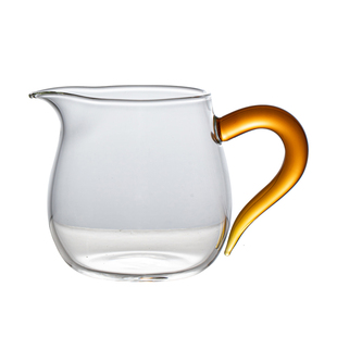 加厚耐热玻璃公道杯分茶器功夫茶具透明公杯茶海简约日式茶道配件