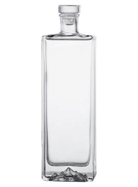 白酒瓶500ml水晶密封套装一斤