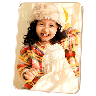 洗照片做成相框摆台定制打印宝宝相片水晶摆台制作婚纱照相册摆件