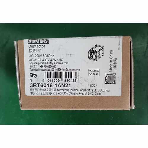 询价3RT6016-1AN21 接触器