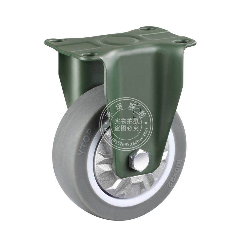 卓烨YTOP脚轮静音TPR刹车万向轮3寸4寸5寸工业防缠绕轮子丝杆轮子