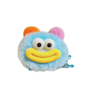 可爱创意搞怪毛绒公仔发夹女生头饰儿童发饰学生装扮礼物刘海夹