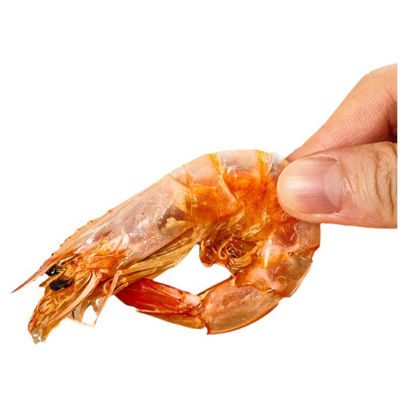 潮汕虾干 零食烤虾干即食特大号对虾干 干货干虾脆虾食品孕妇零食