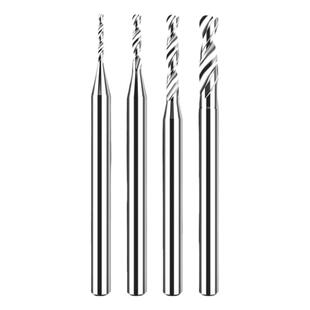 D3定柄钨钢钻头铝用超硬硬质合金1 2mm细小打孔转头乌钢麻花钻咀