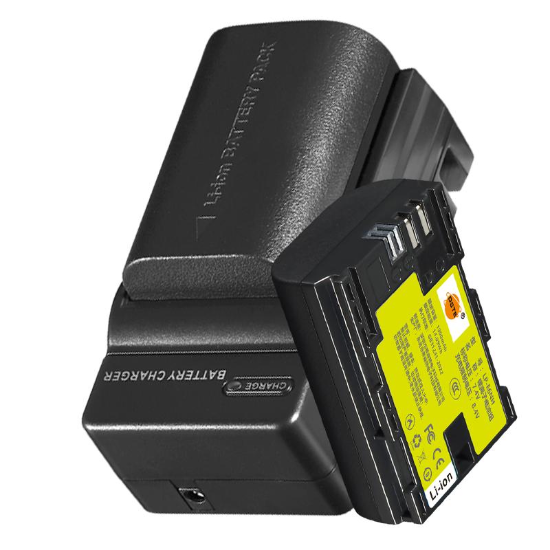 蒂森特LP-E6适用佳能60D 6D 7D 70D 80D 90D 5D3 5D4电池充电器